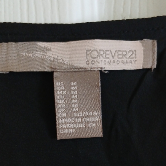 Forever 21 Black and Sequin Mini Dress - Picture 2 of 7